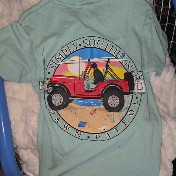 Simply Southern Tops - Simply Southern Kids' Mint Graphic Tee